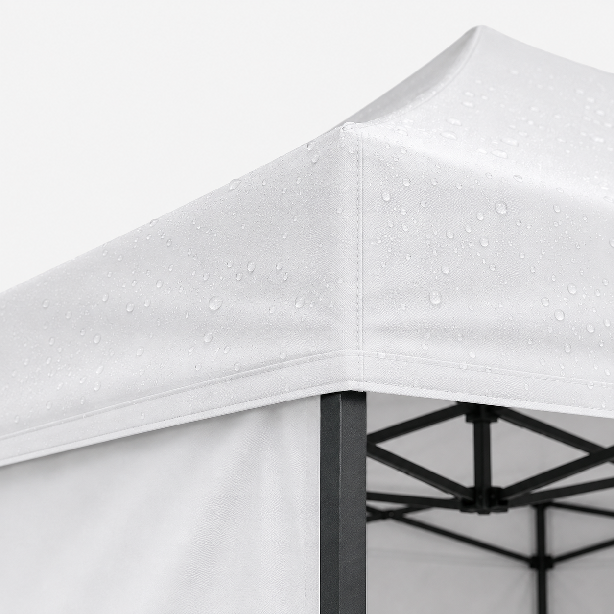Carpa Plegable Blanca 2x3 M Con Pared