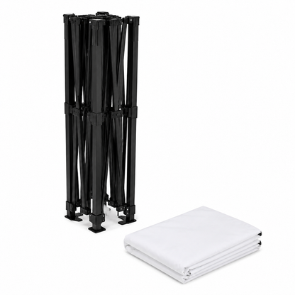 Carpa Plegable Blanca 2x3 M Con Pared
