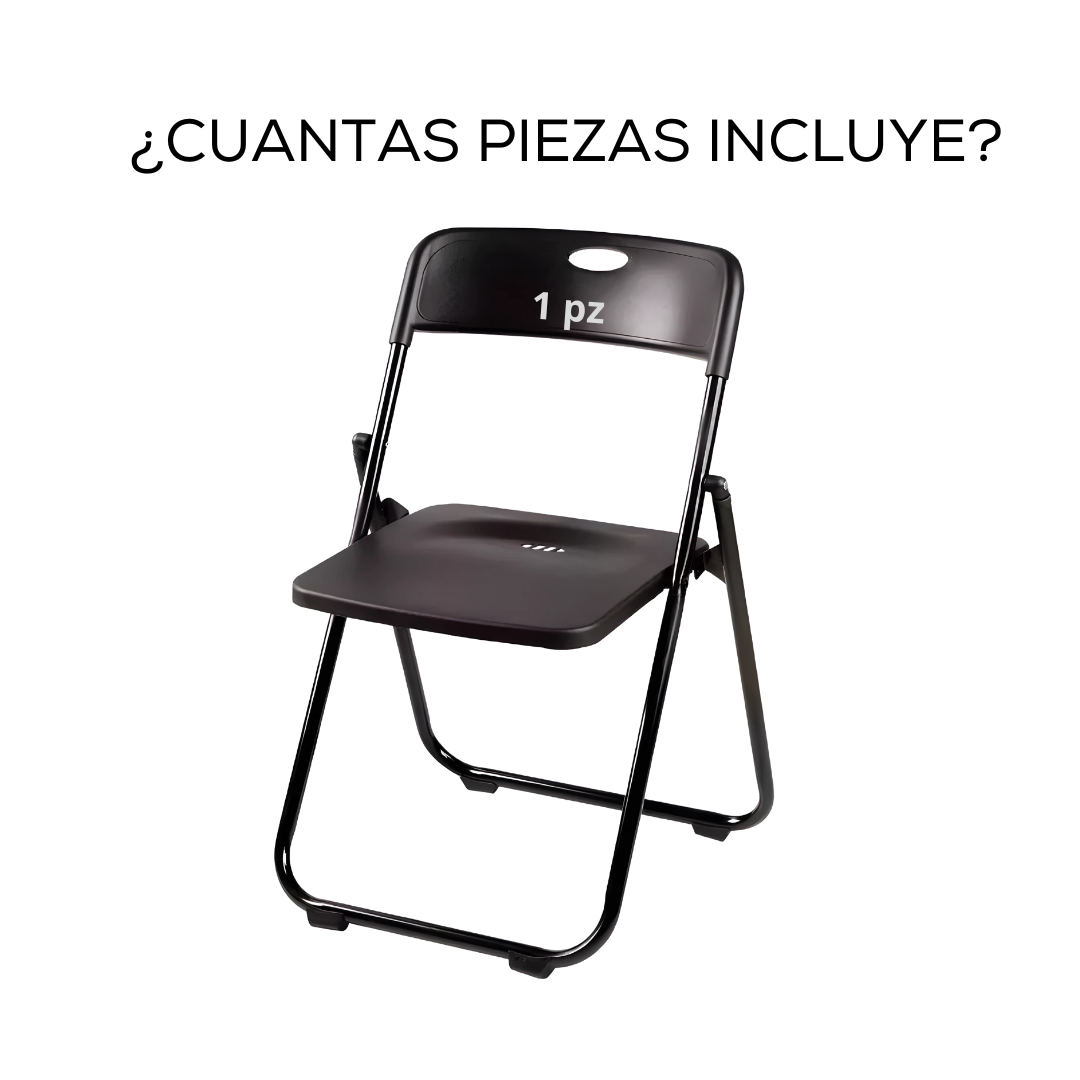 Silla Plegable Negra