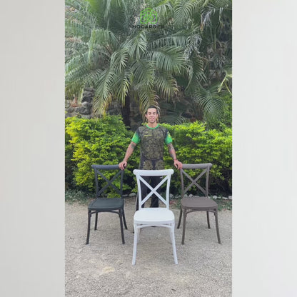 Silla Crossback Negro Para Eventos