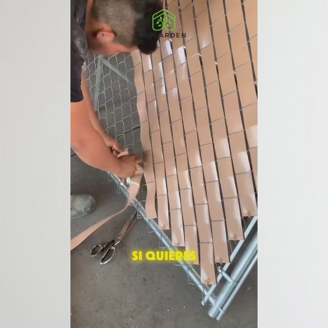 Cinta Rompeviento Beige Para Malla Ciclónica 10m2